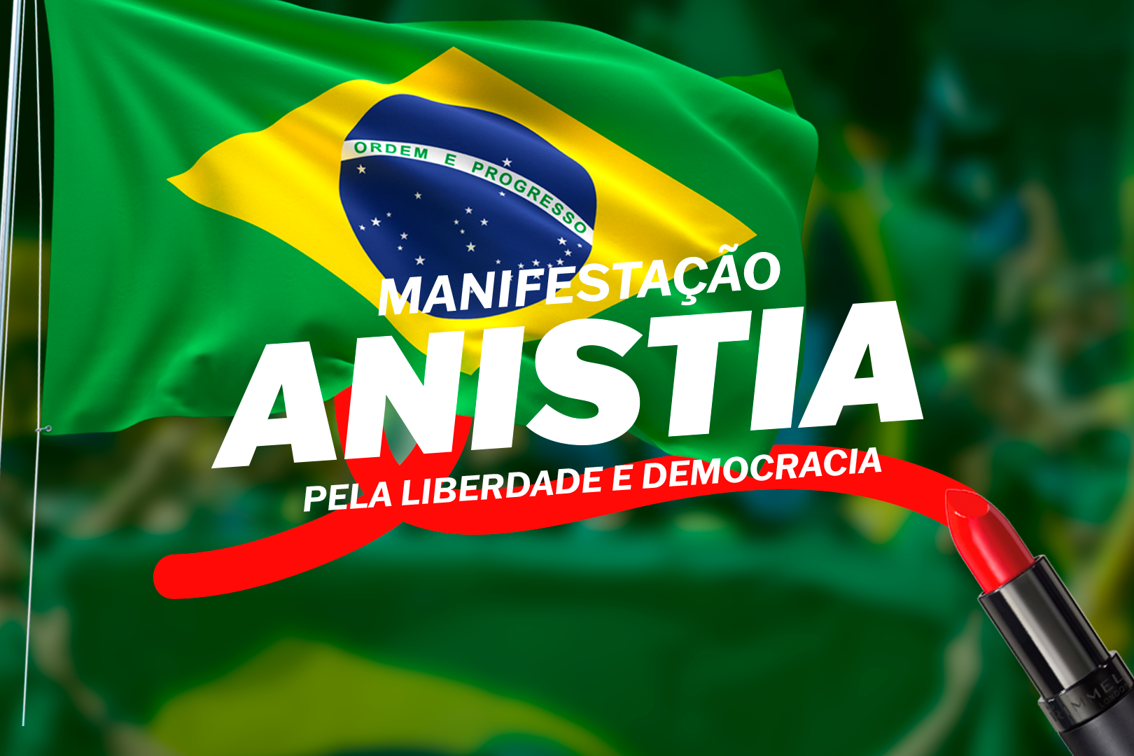 Manifestacao Anistia Pela Liberdade e Democracia