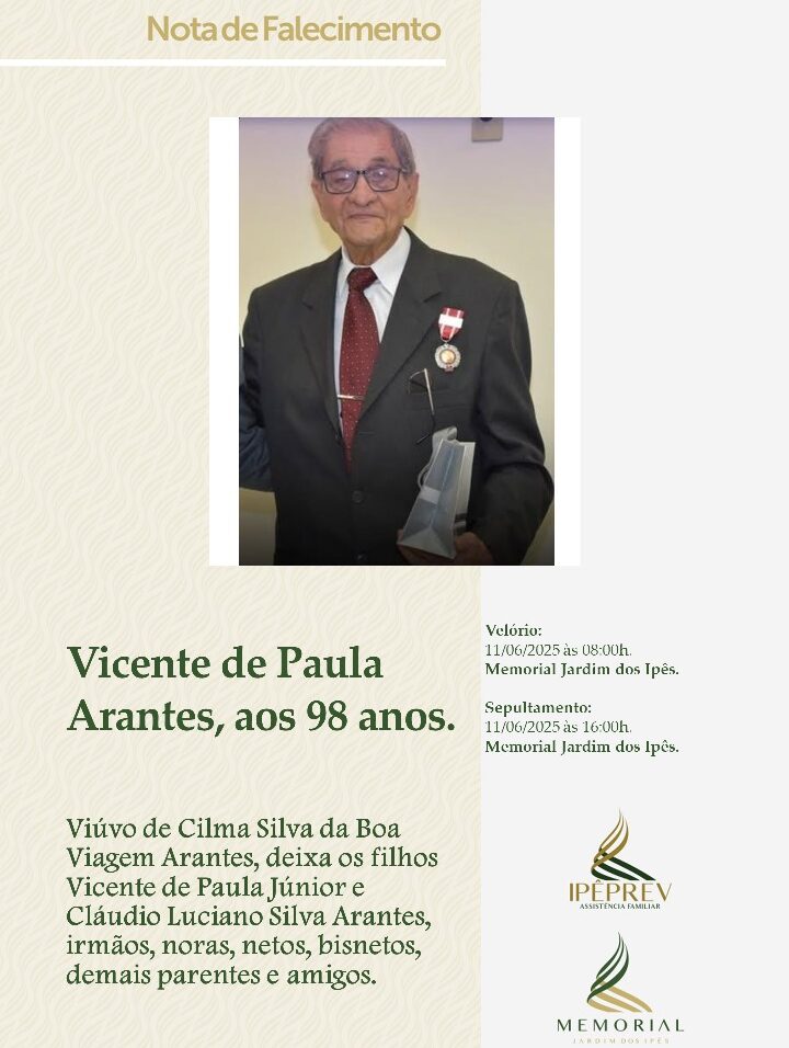 Nota de Falecimento