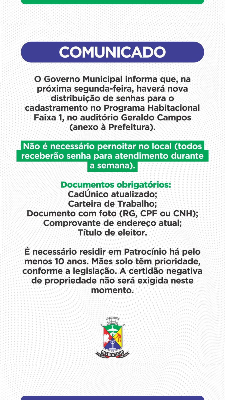 Prefeitura de Patrocínio