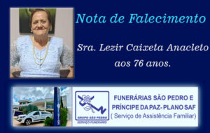 Nota de Falecimento