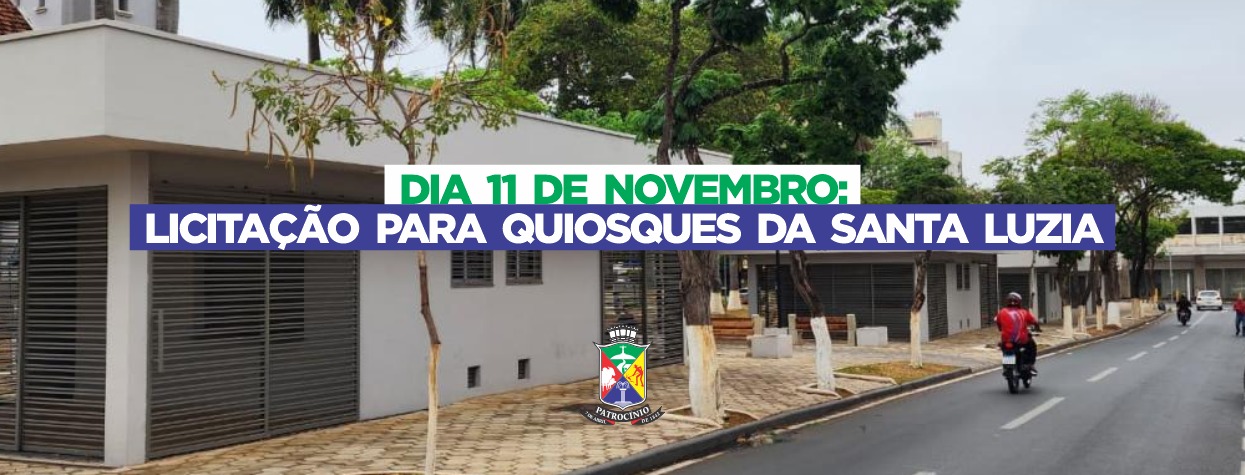 Quiosques da Praça Santa Luzia