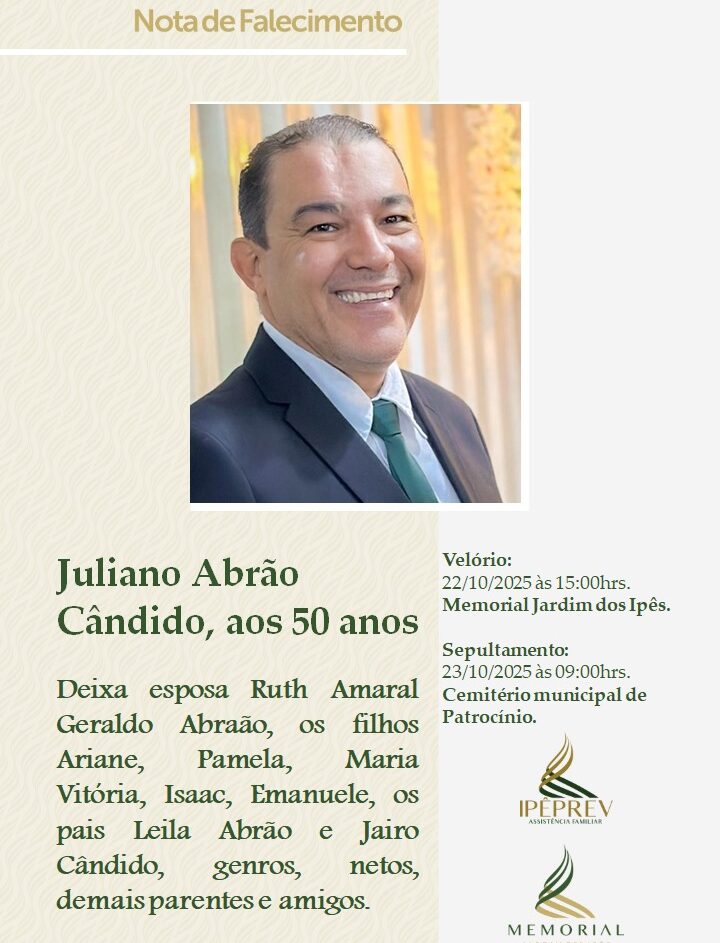 Nota de Falecimento
