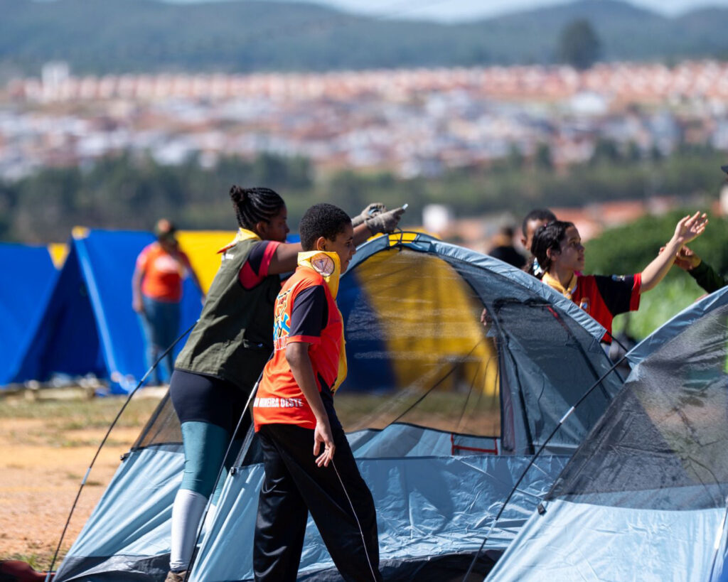 acampamento em Patrocínio
