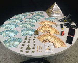 esquema de tráfico no Morada Nova