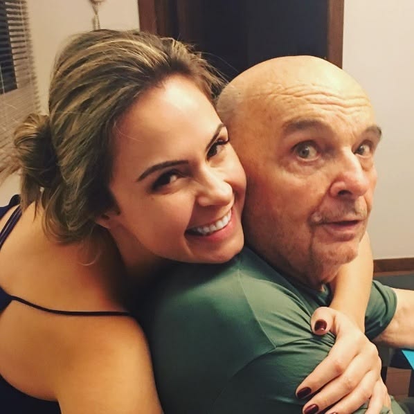 ana paula renault e o pai