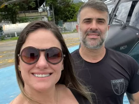 keidna e felipe antes do acidente ele perdeu parte dos movimentos e esta em recuperacao