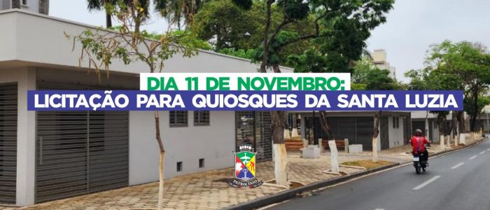 Quiosques da Praça Santa Luzia