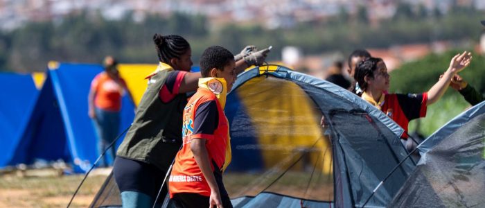 acampamento em Patrocínio